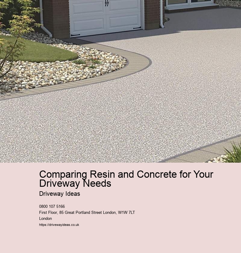 Comparing Resin and Concrete for Your Driveway Needs
