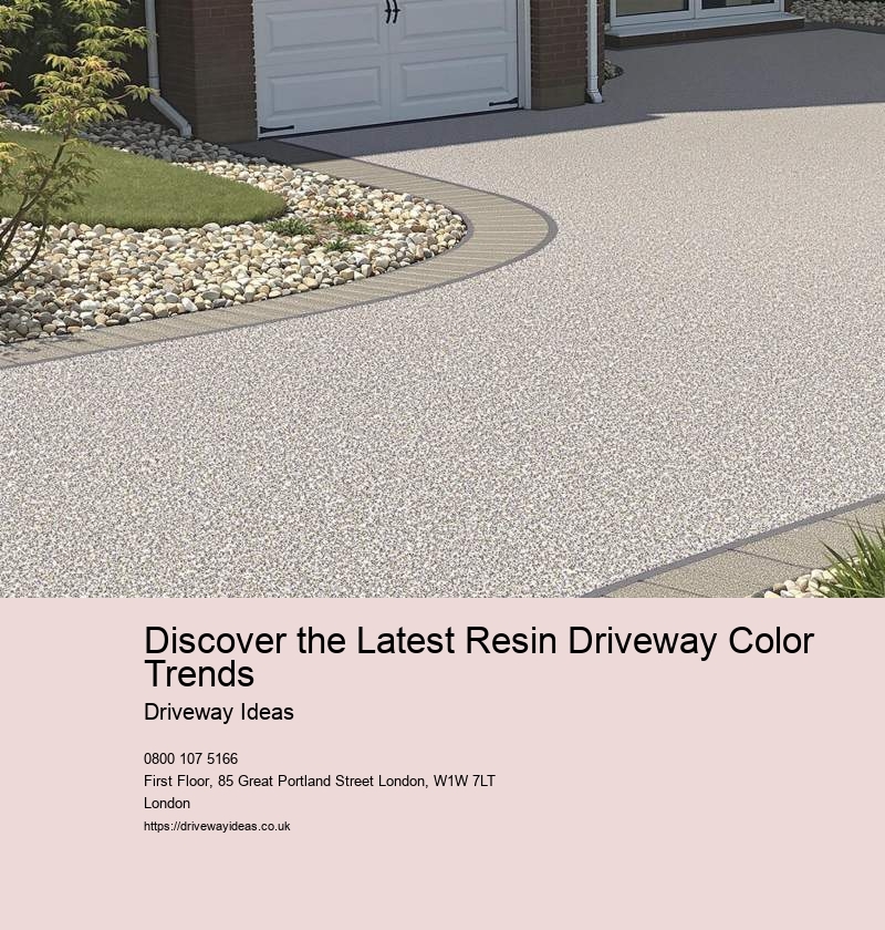 Discover the Latest Resin Driveway Color Trends