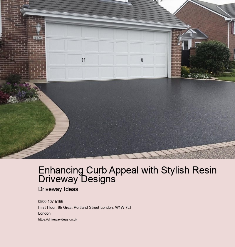 Enhancing Curb Appeal with Stylish Resin Driveway Designs