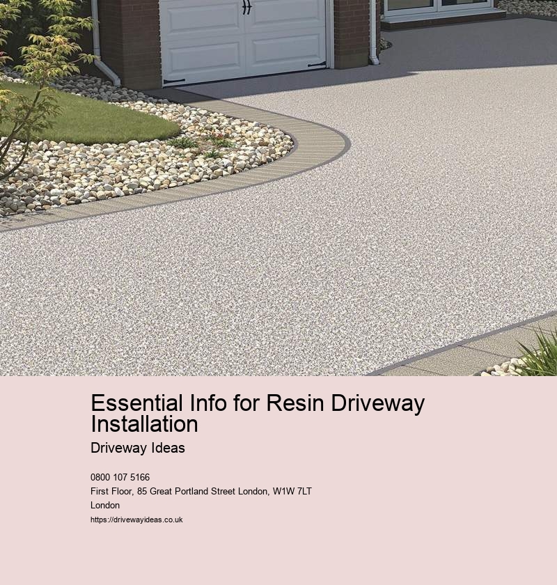 Essential Info for Resin Driveway Installation