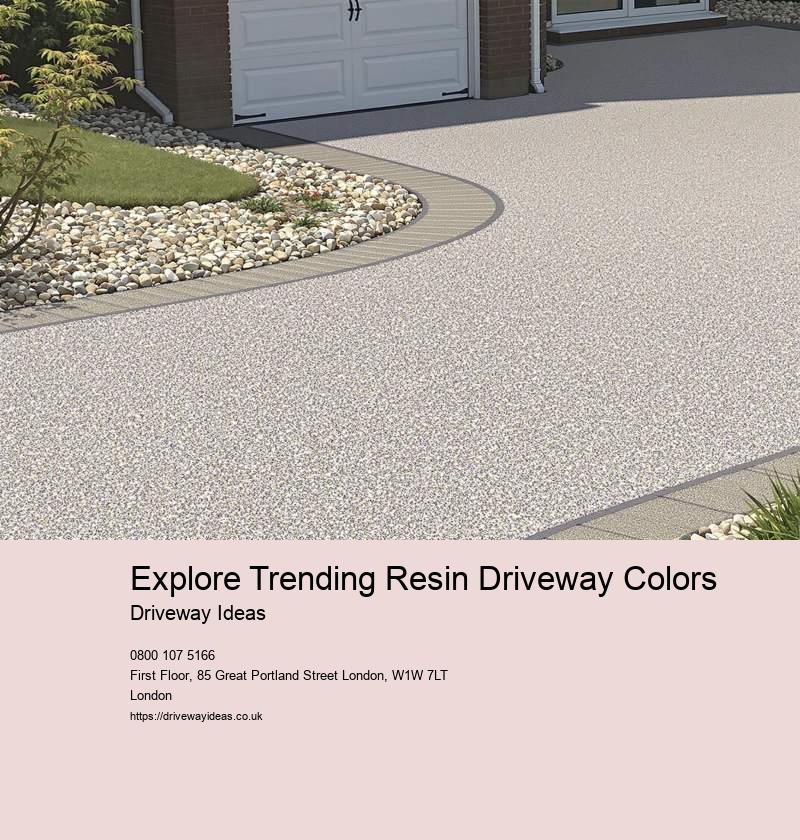 Explore Trending Resin Driveway Colors