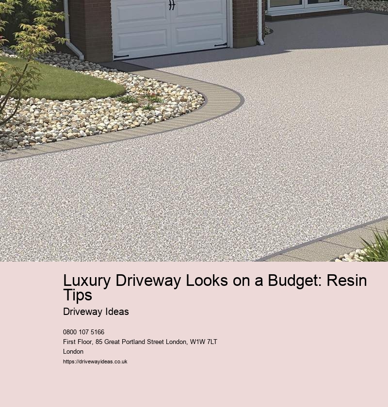 Luxury Driveway Looks on a Budget: Resin Tips