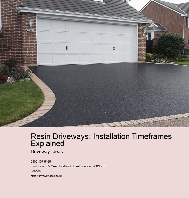 Resin Driveways: Installation Timeframes Explained