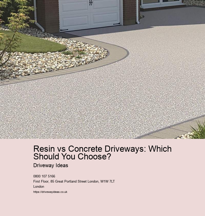 Resin vs Concrete Driveways: Which Should You Choose?