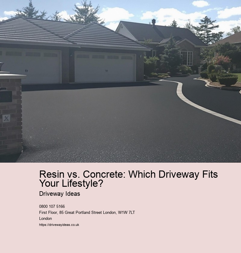 Resin vs. Concrete: Which Driveway Fits Your Lifestyle?