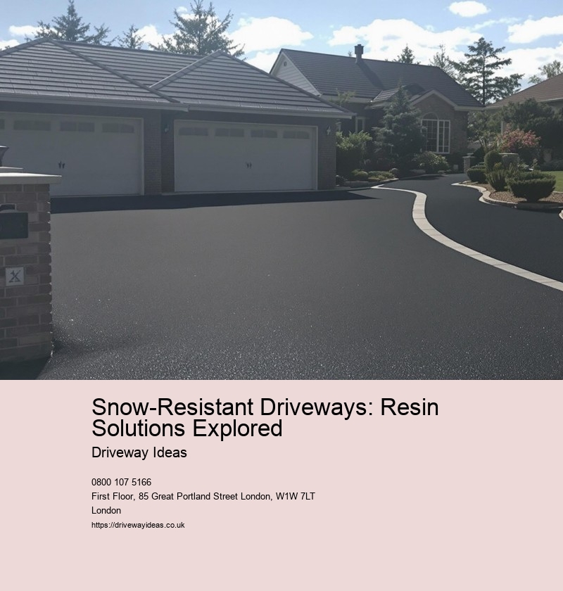 Snow-Resistant Driveways: Resin Solutions Explored