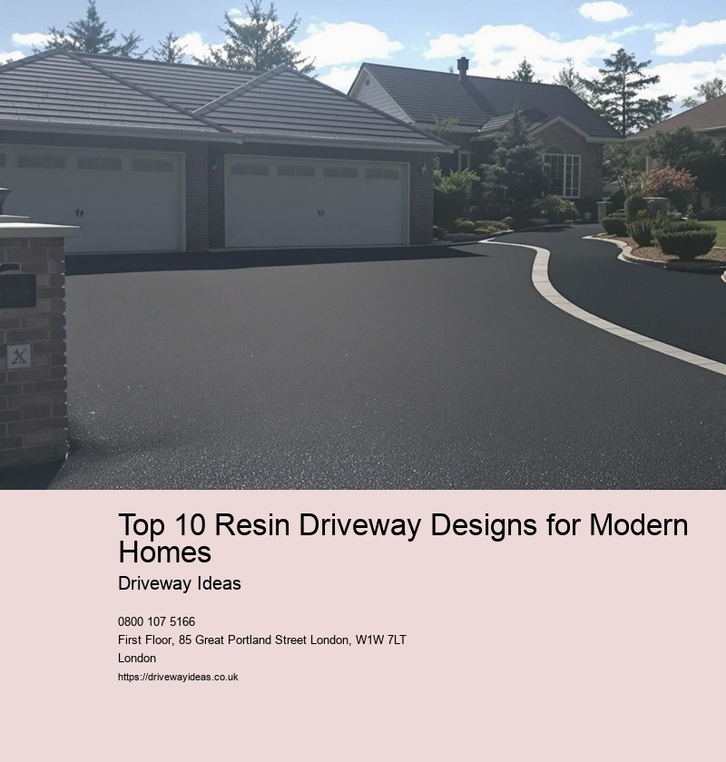 Top 10 Resin Driveway Designs for Modern Homes