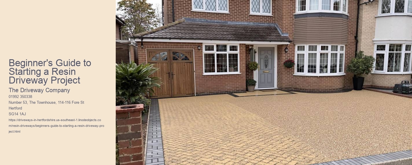 Beginner's Guide to Starting a Resin Driveway Project