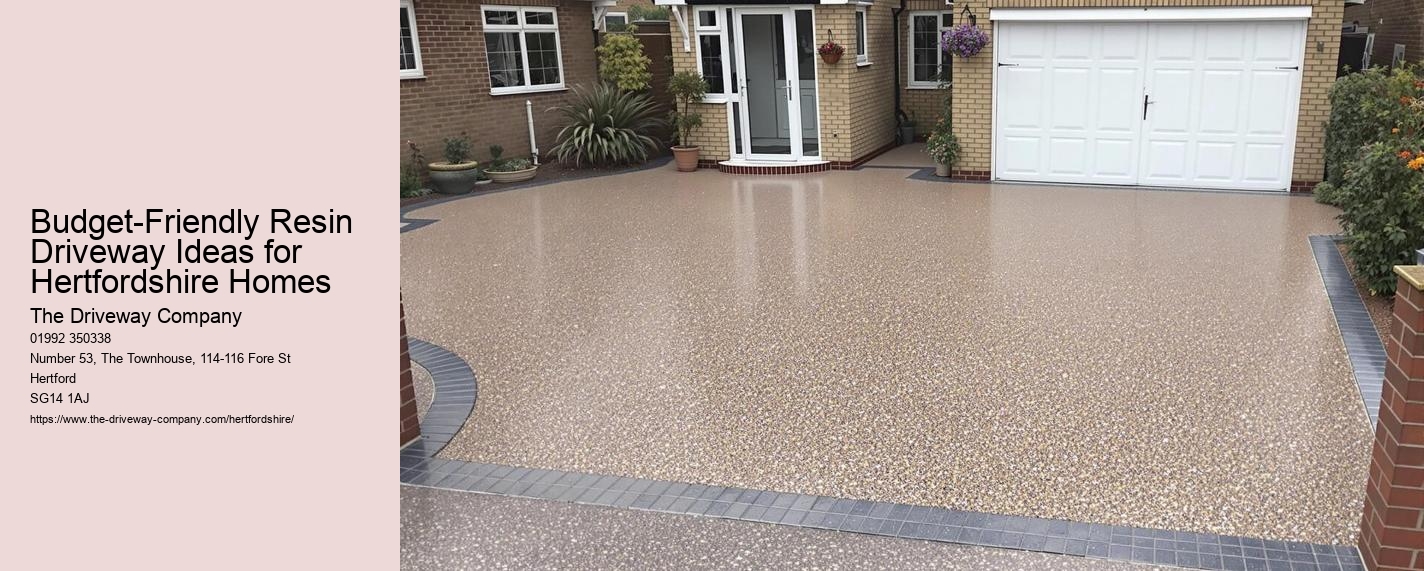 Budget-Friendly Resin Driveway Ideas