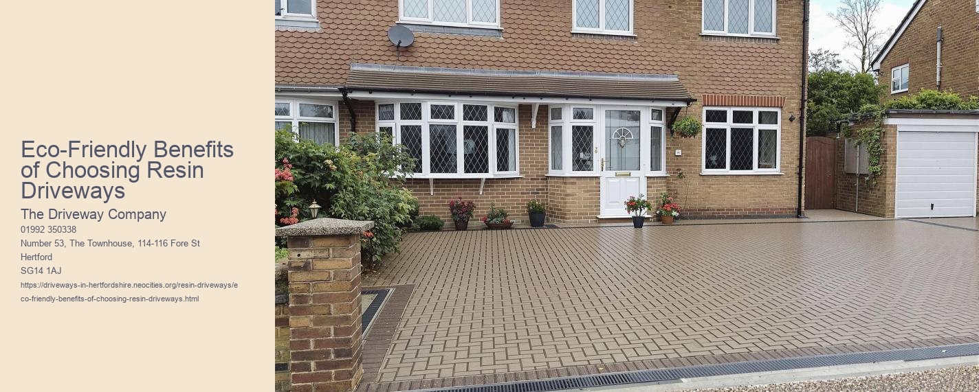 Eco-Friendly Benefits of Choosing Resin Driveways
