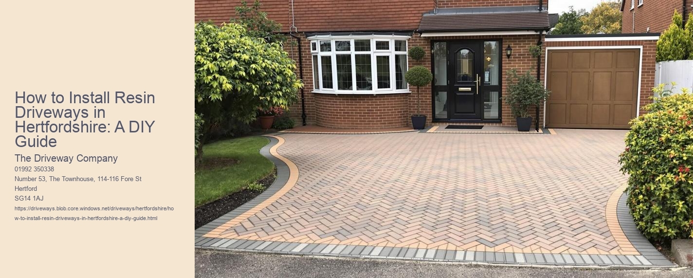 How to Install Resin Driveways in Hertfordshire: A DIY Guide