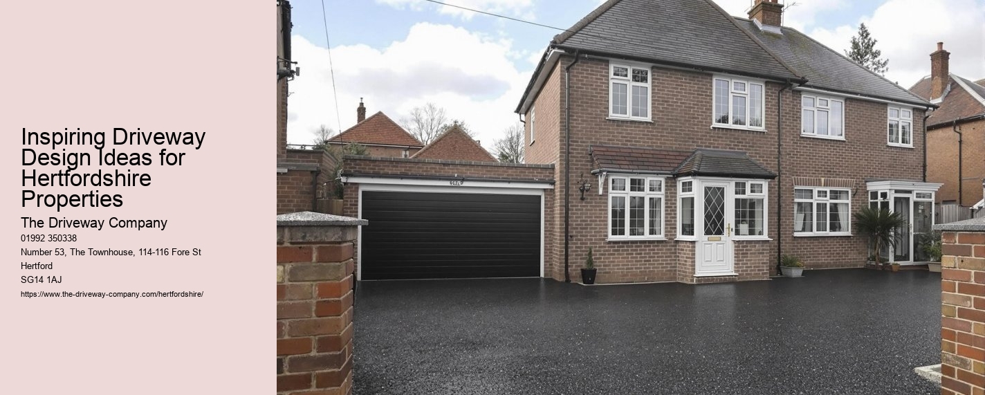 Inspiring Driveway Designs in Hertfordshire