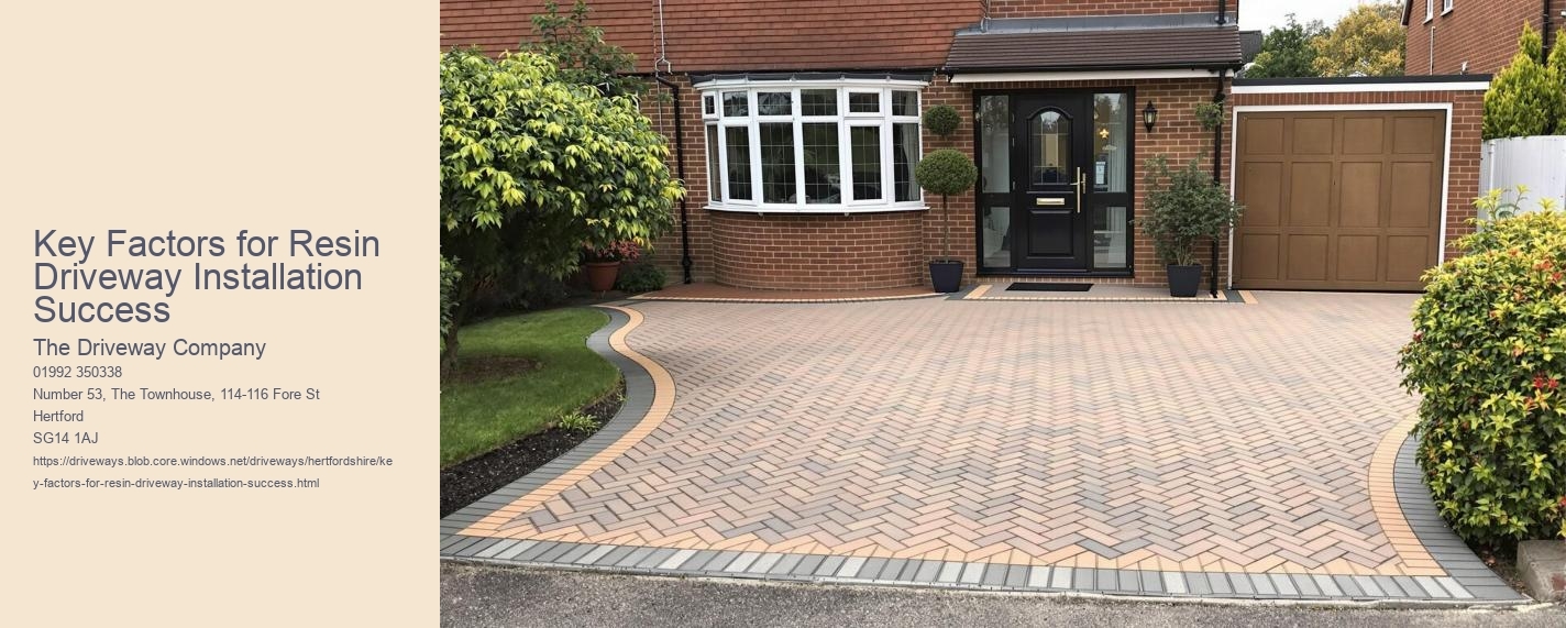 Key Factors for Resin Driveway Installation Success