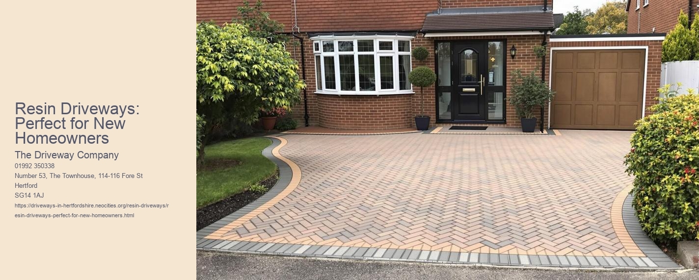 Resin Driveways: Perfect for New Homeowners