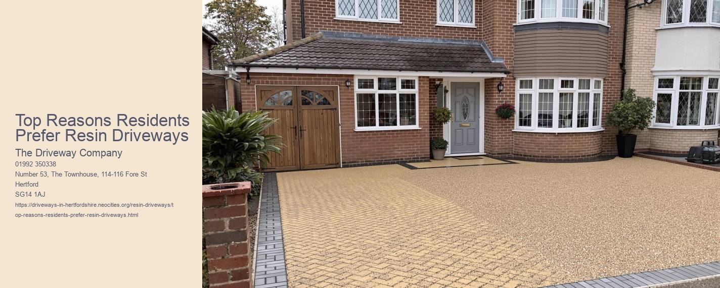 Top Reasons Residents Prefer Resin Driveways