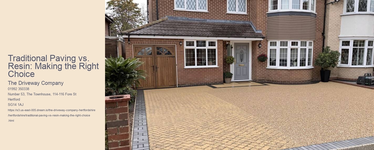 Traditional Paving vs. Resin: Making the Right Choice